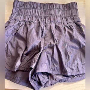 FP Movement by Free People High Waist Purple Shorts